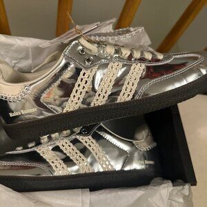 Adidas Samba Wales Bonner Silver Sneakers